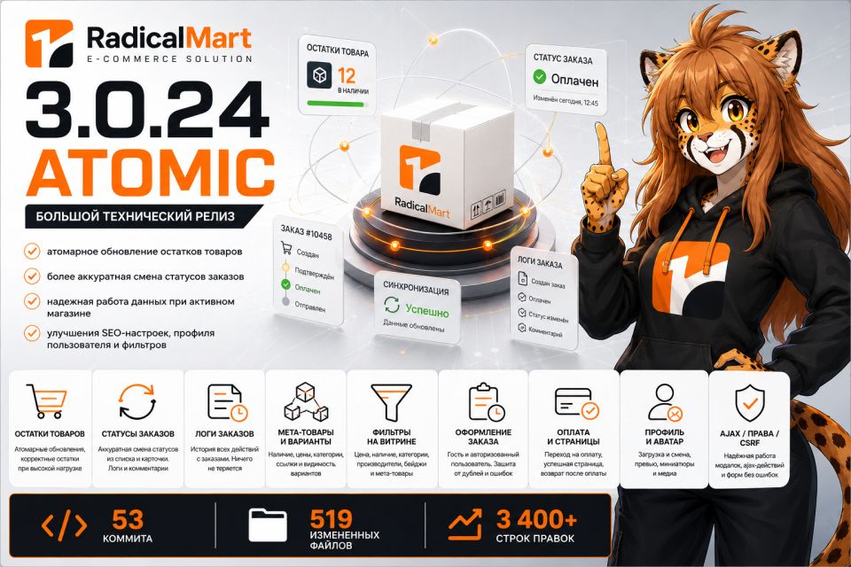 RadicalMart 3.0.24 Atomic